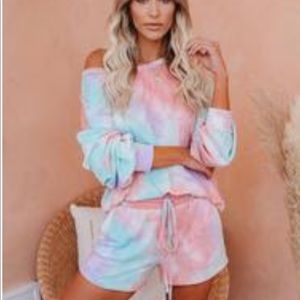 Vici Calm Cool Collected Tie Dye Knit Top